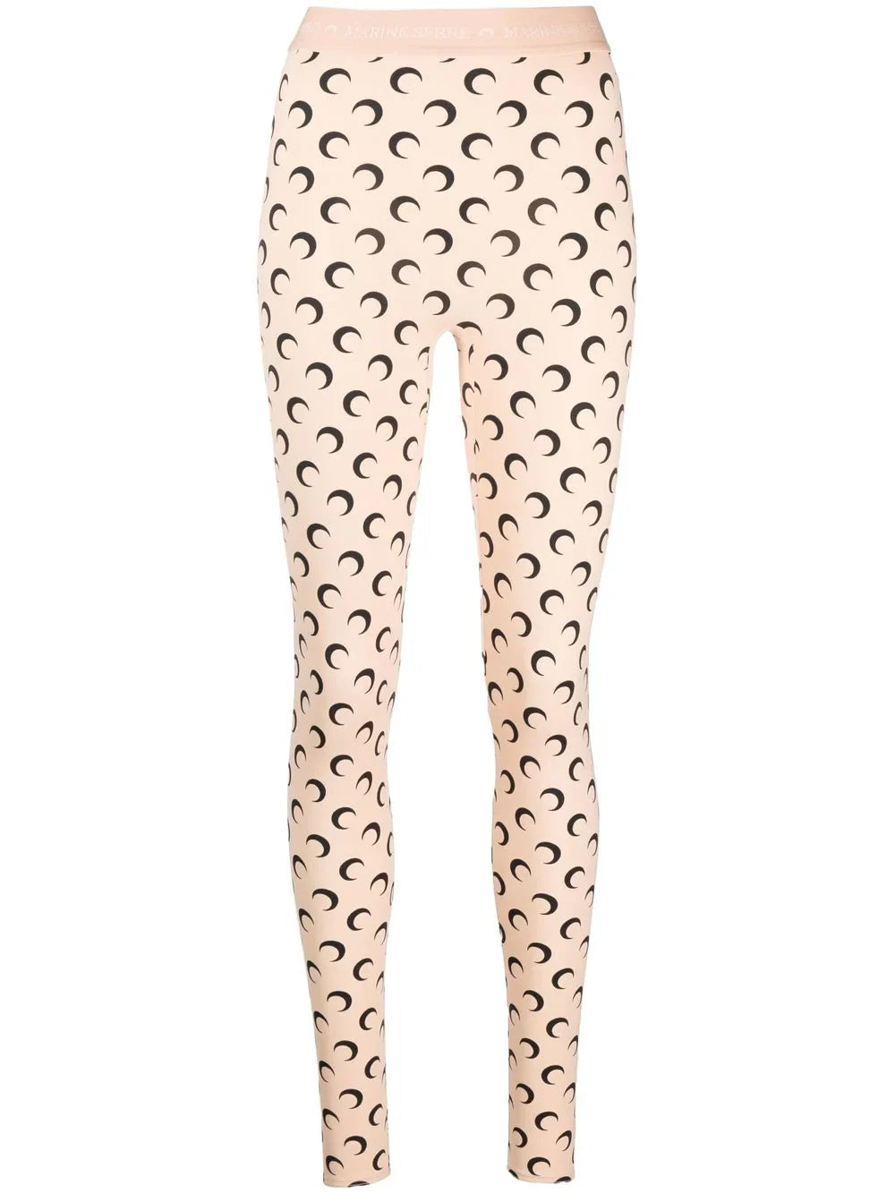 Marine Serre Tan Moon Leggings Set