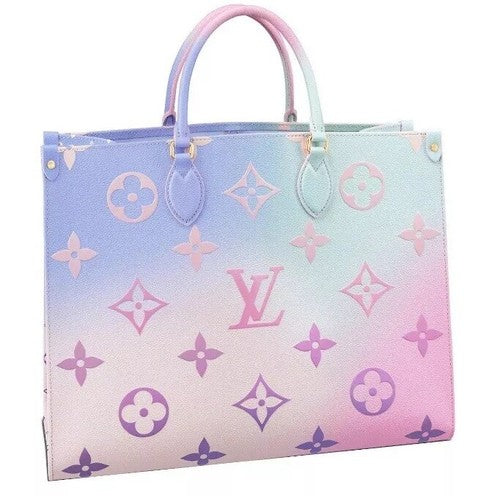 Louis Vuitton OnTheGo Tote PM Sunrise Pastel Canvas Bag