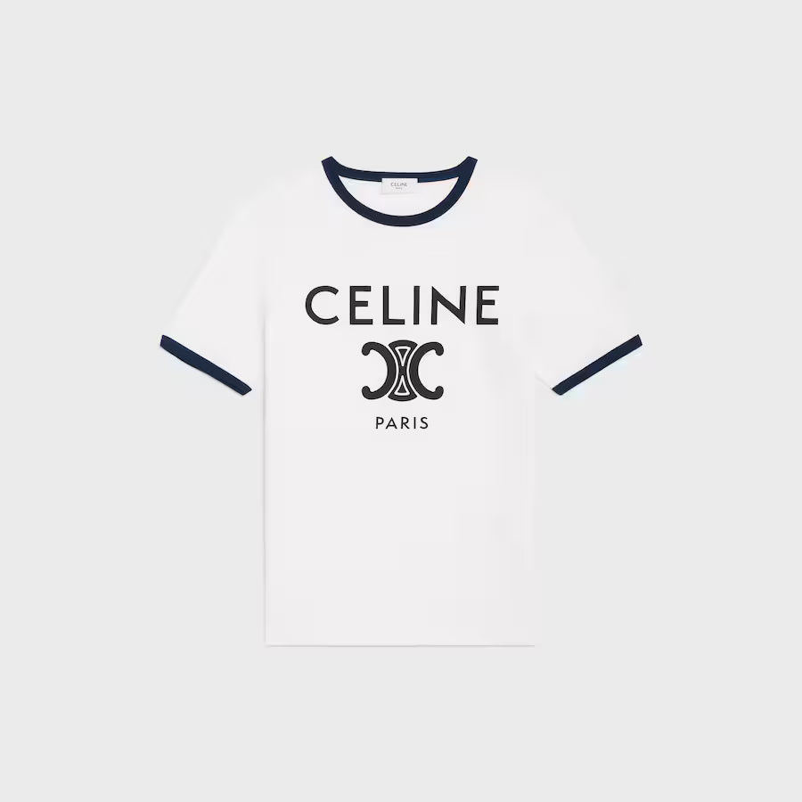 Celine paris t-shirt in cotton jersey
