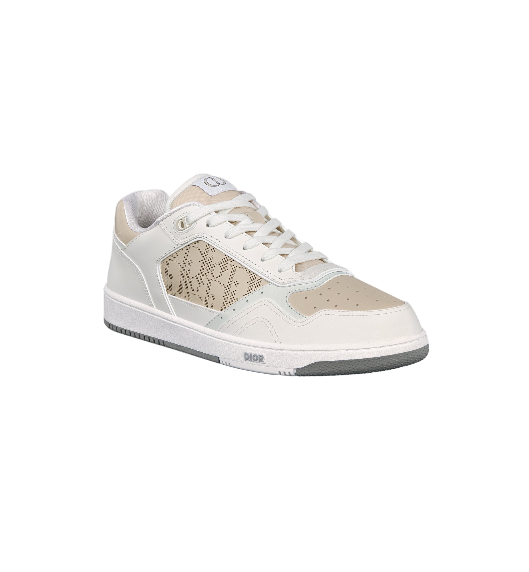 Dior and HyIton NeI White and Beige sneakers