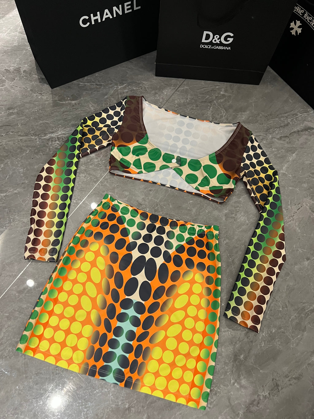 Jean Paul Gaultier Printed Dots Set