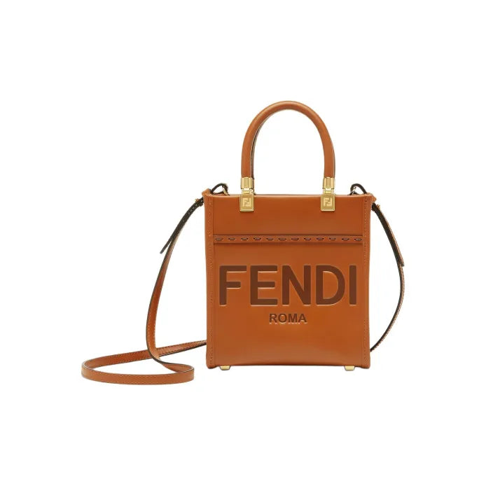 Fendi Sunshine Leather Brown