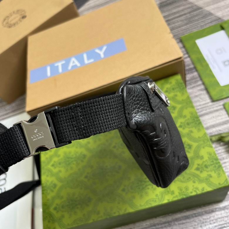 Gucci Jumbo GG Small Belt Black Bag