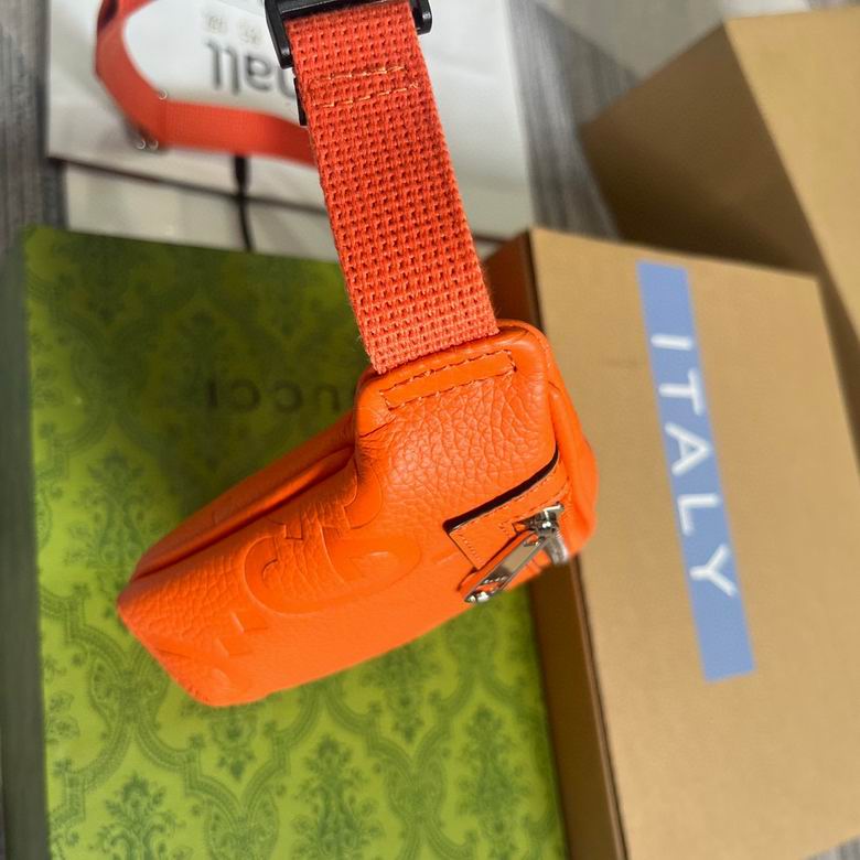 Gucci Jumbo GG Small Belt Orange Bag