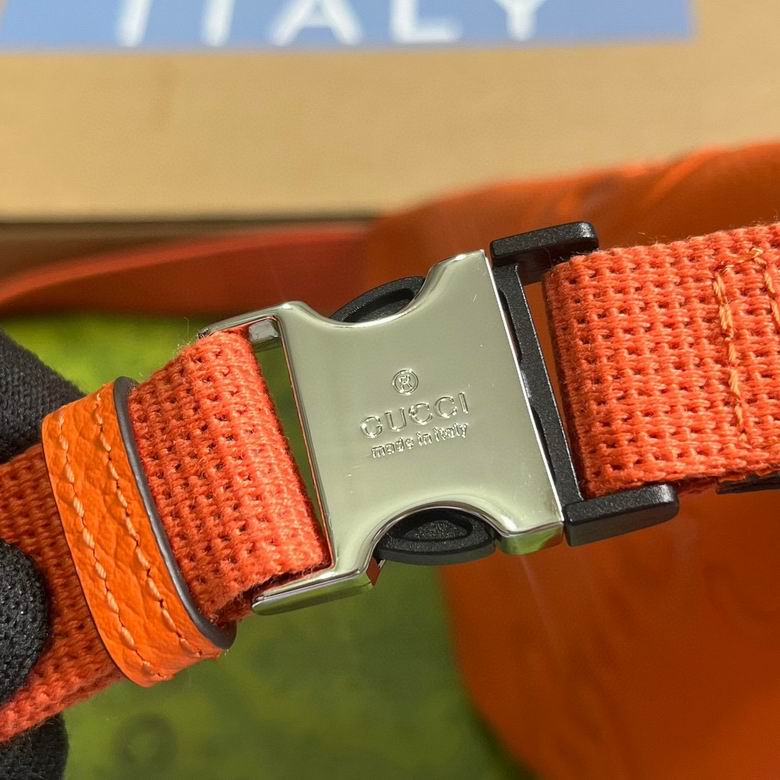 Gucci Jumbo GG Small Belt Orange Bag