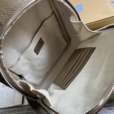 Gucci Jumbo Gg Crossbody Bag Gg Leather - Khaki