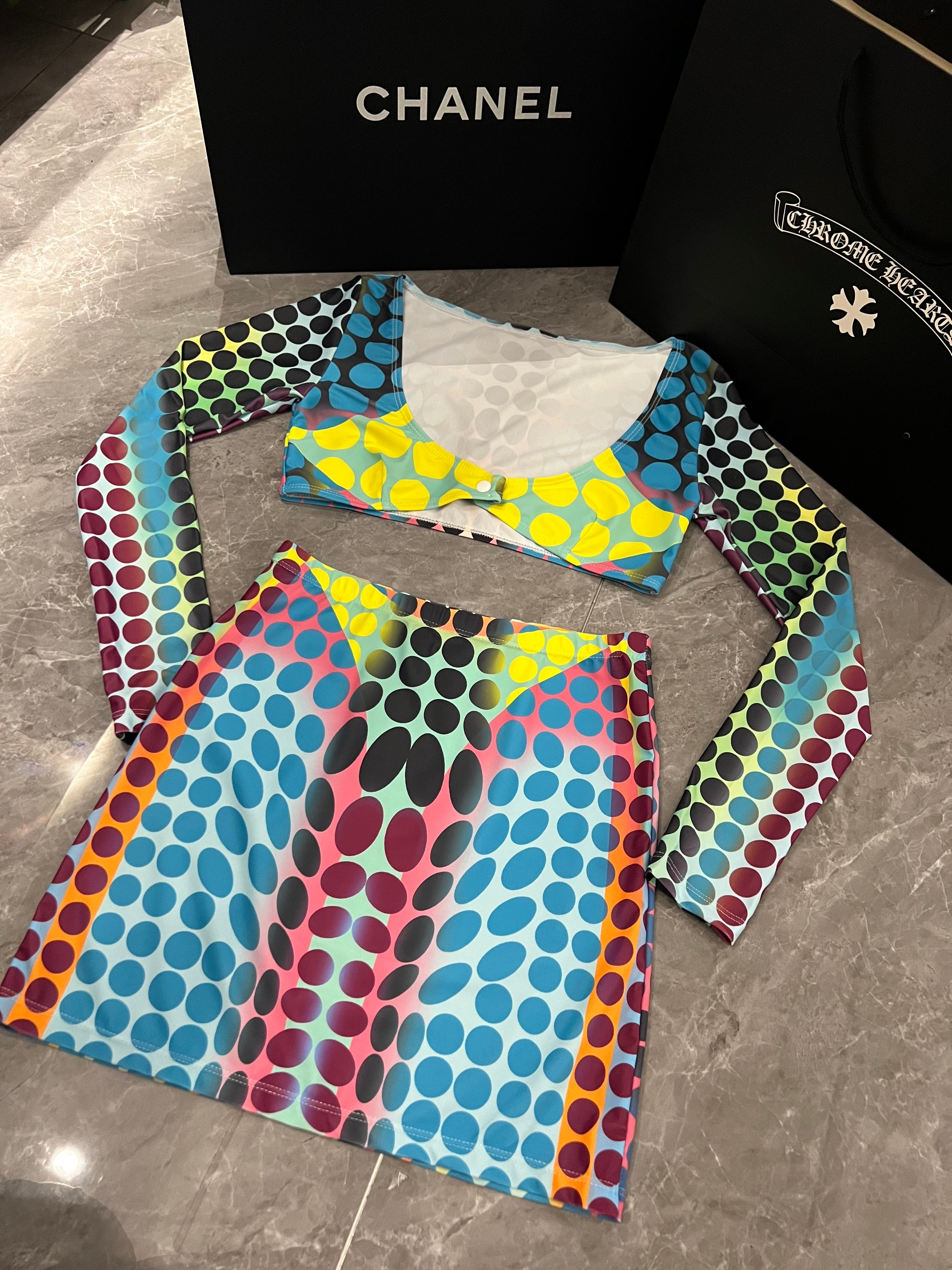 Jean Paul Gaultier Printed Dots Set