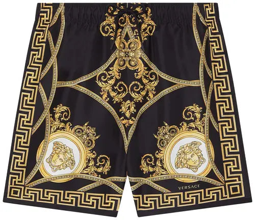 Versace Long swim shorts