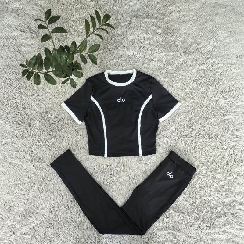 ALO 2 Piece Black Casual Set