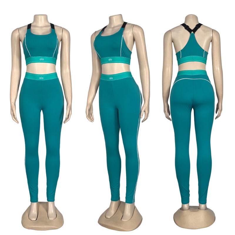 ALO 2 Piece Green Gym Set
