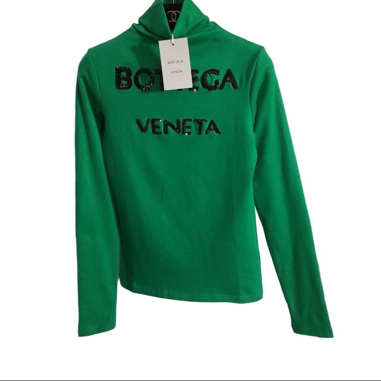 Bottega Veneta Green turtleneck