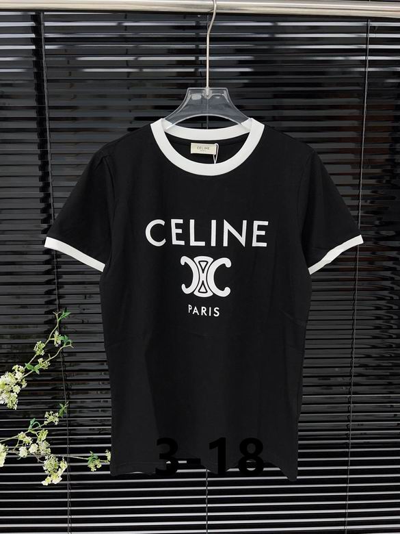 Celine paris t-shirt in cotton jersey