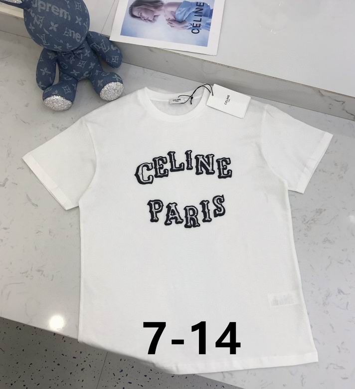 Celine  Embellished Logo-Embroidered Cotton-Jersey T-Shirt