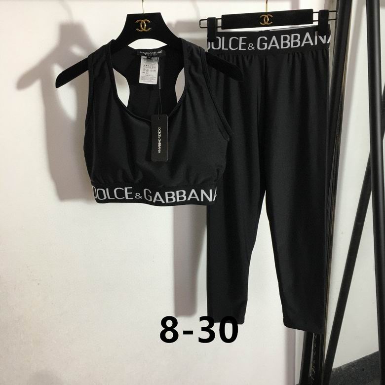 Dolce & Gabbana print leggings set