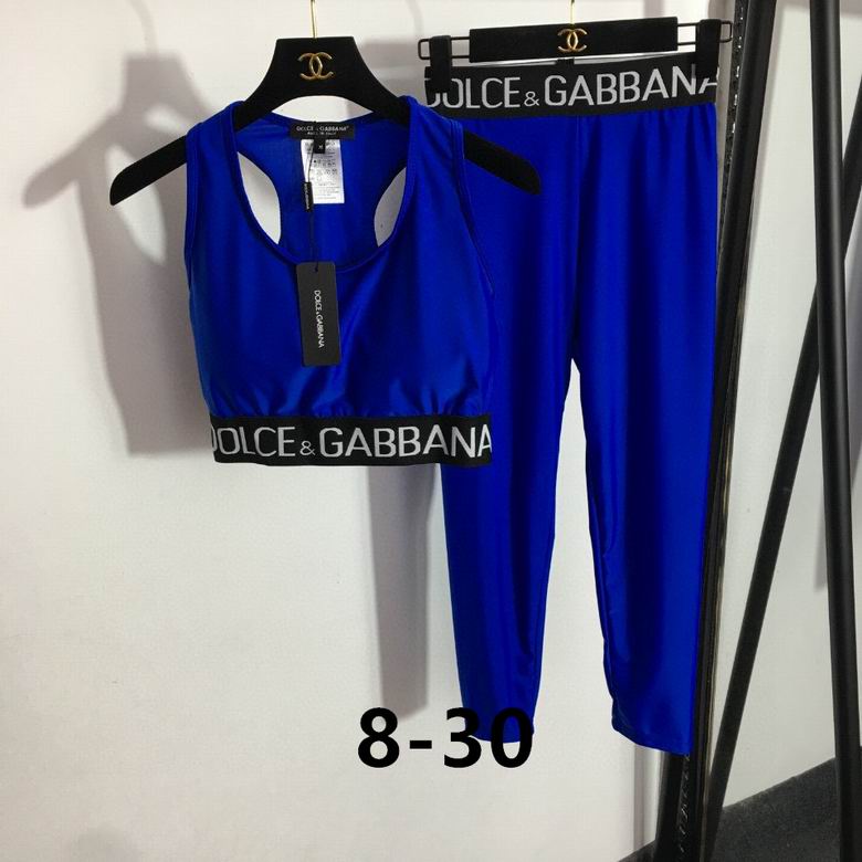 Dolce & Gabbana print leggings set