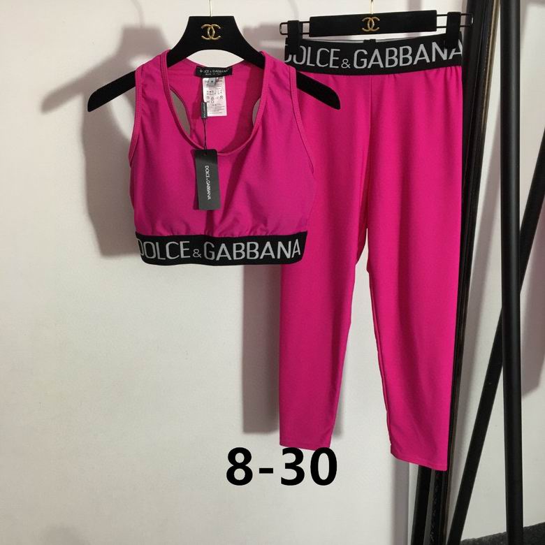 Dolce & Gabbana print leggings set