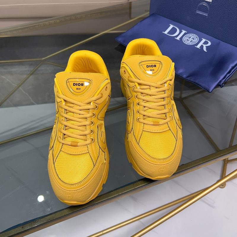 Dior x Stone Island Yellow Sneaker