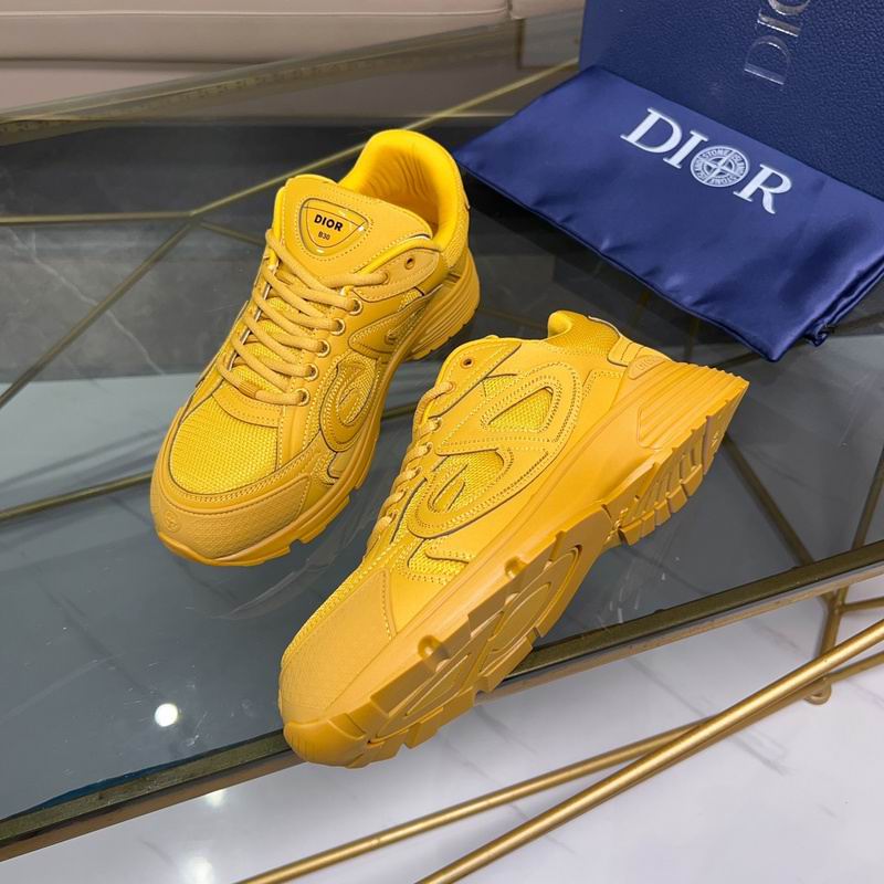 Dior x Stone Island Yellow Sneaker