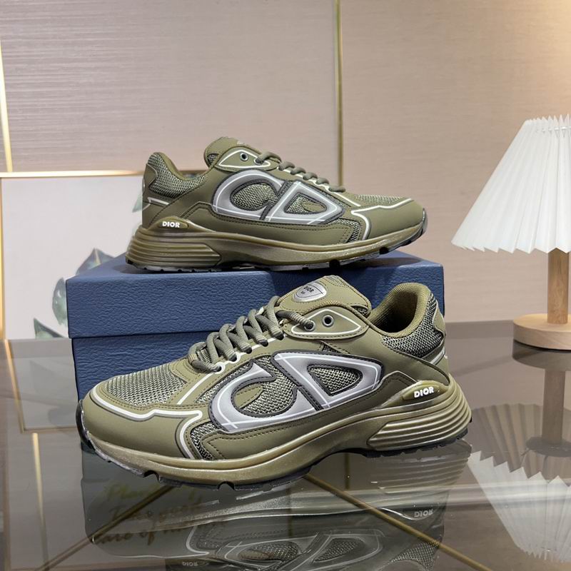 Dior x Stone Island Olive and Gray Sneaker
