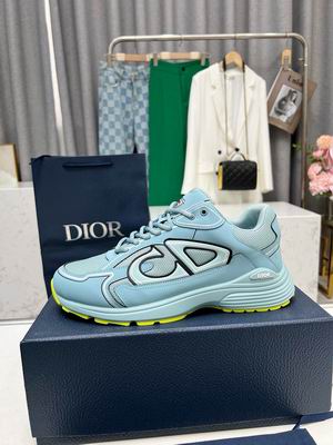 Dior x Stone Island  Blue Neon Yellow Sneaker