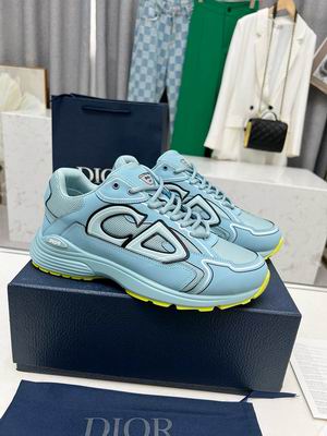 Dior x Stone Island  Blue Neon Yellow Sneaker