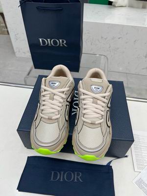 Dior x Stone Island Beige and Lime Sneaker