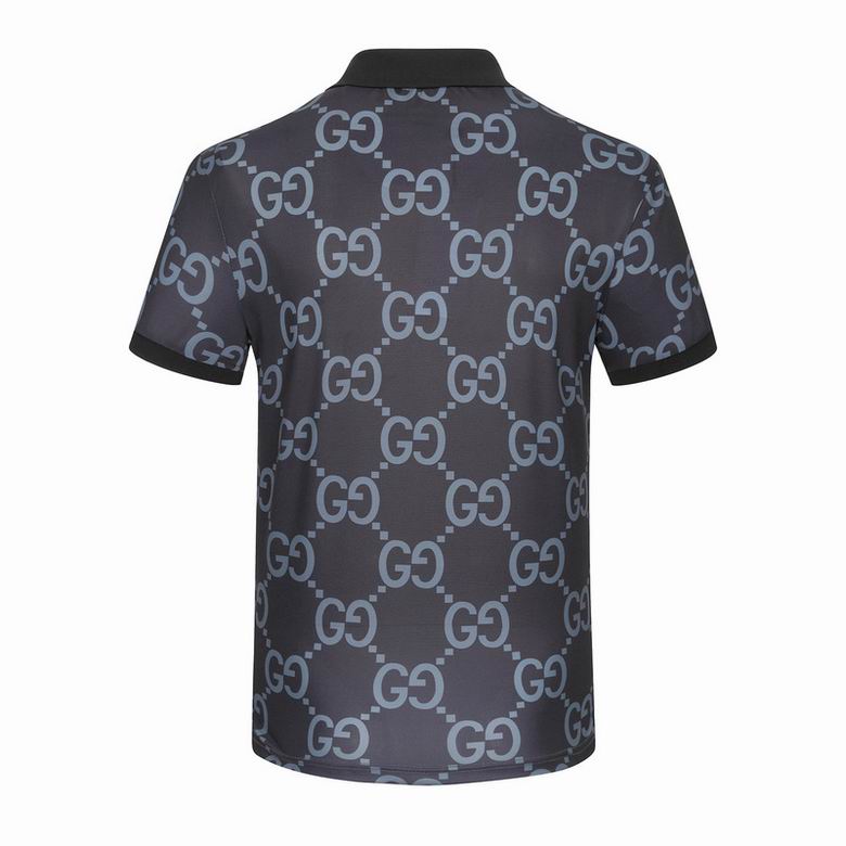 Gucci Black Monogram Polo Shirt