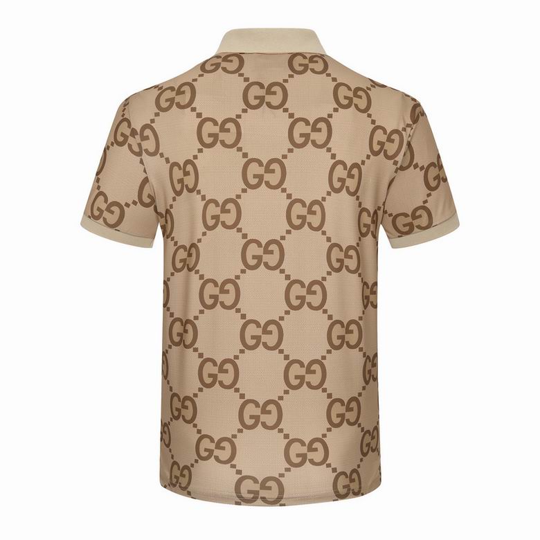 Gucci Tan Monogram Polo Shirt