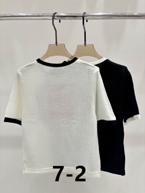 Miu Miu Heart Short Sleeve Black Blouse