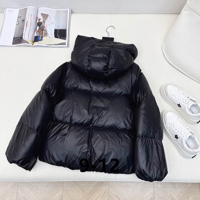 Moncler  borey hooded quilted down jacket - black