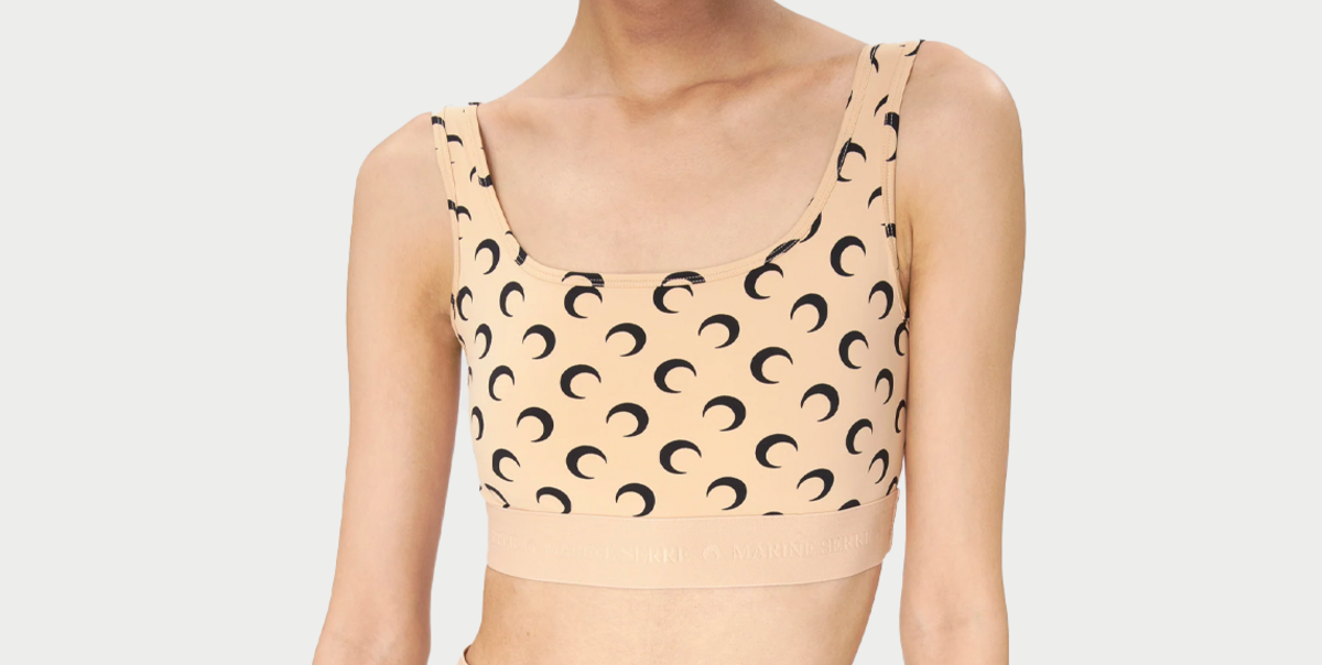 Marine Serre Tan Moon Leggings Set