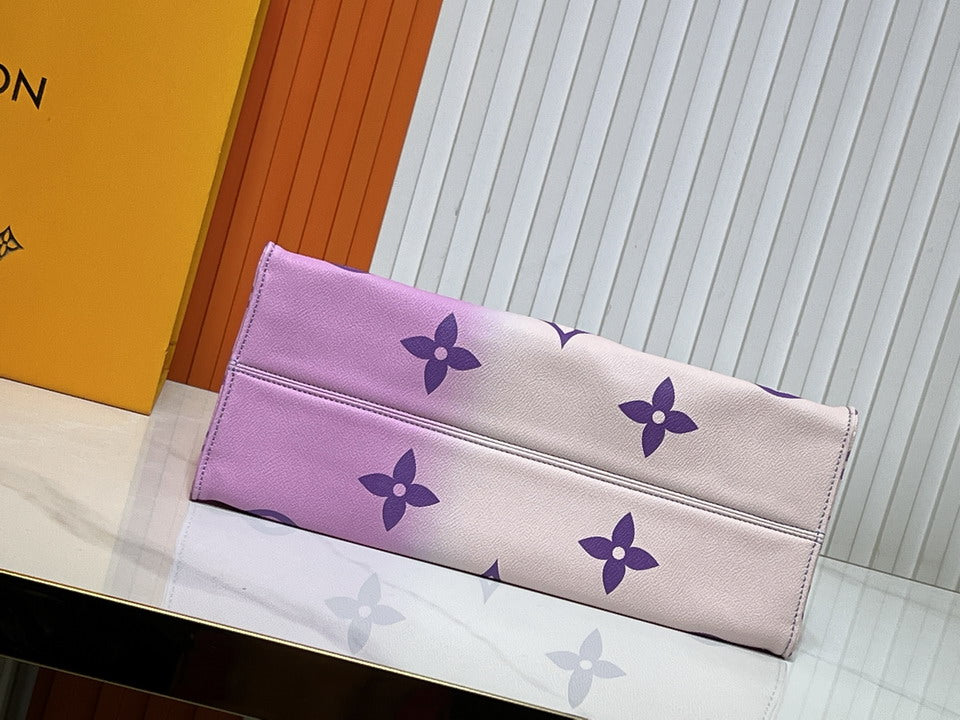 Louis Vuitton OnTheGo Tote PM Sunrise Pastel Canvas Bag