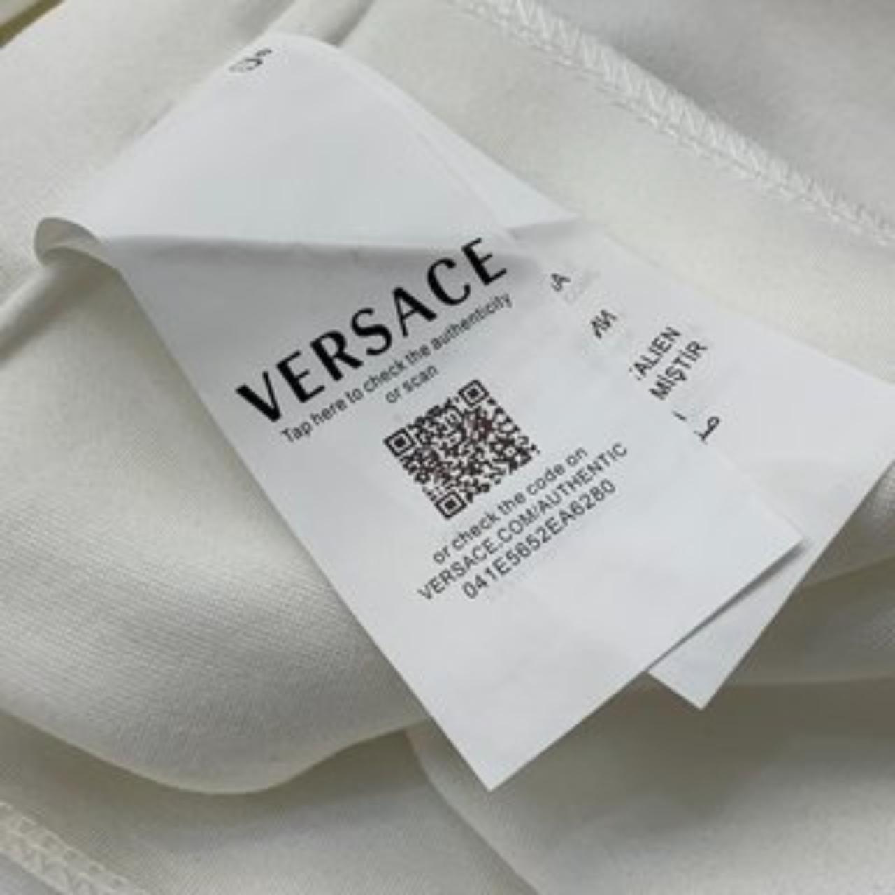 Versace Sleeveless White Blouse