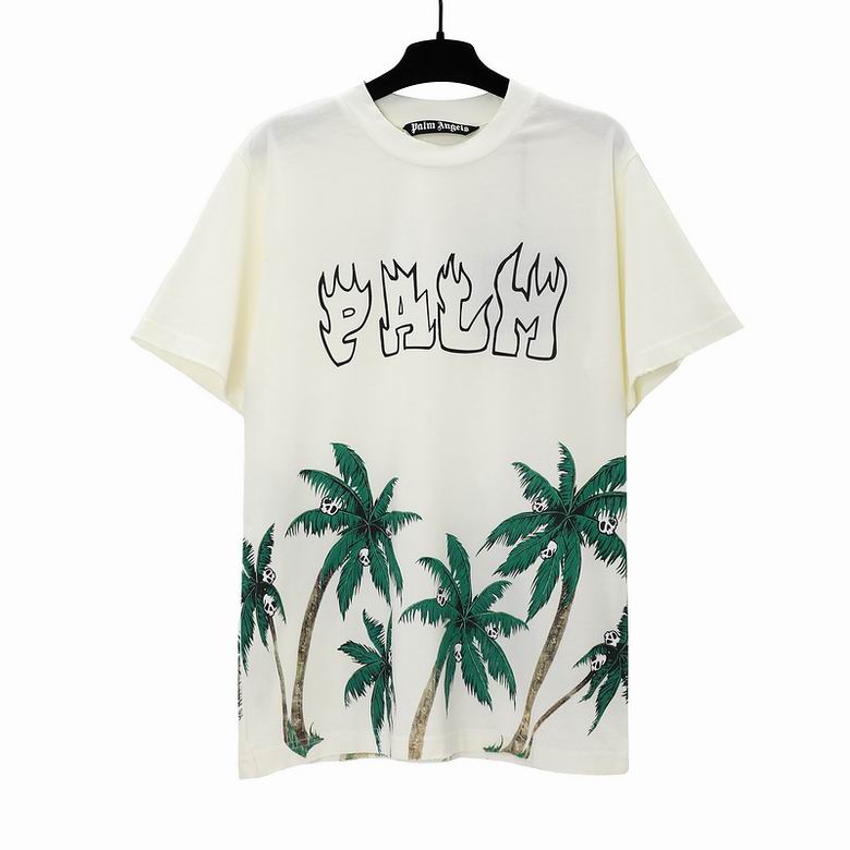 Palm Angels palm-print cotton T-shirt