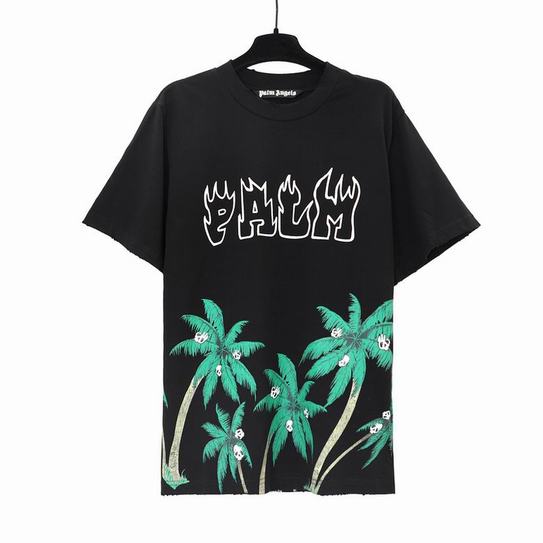 Palm Angels palm-print cotton T-shirt