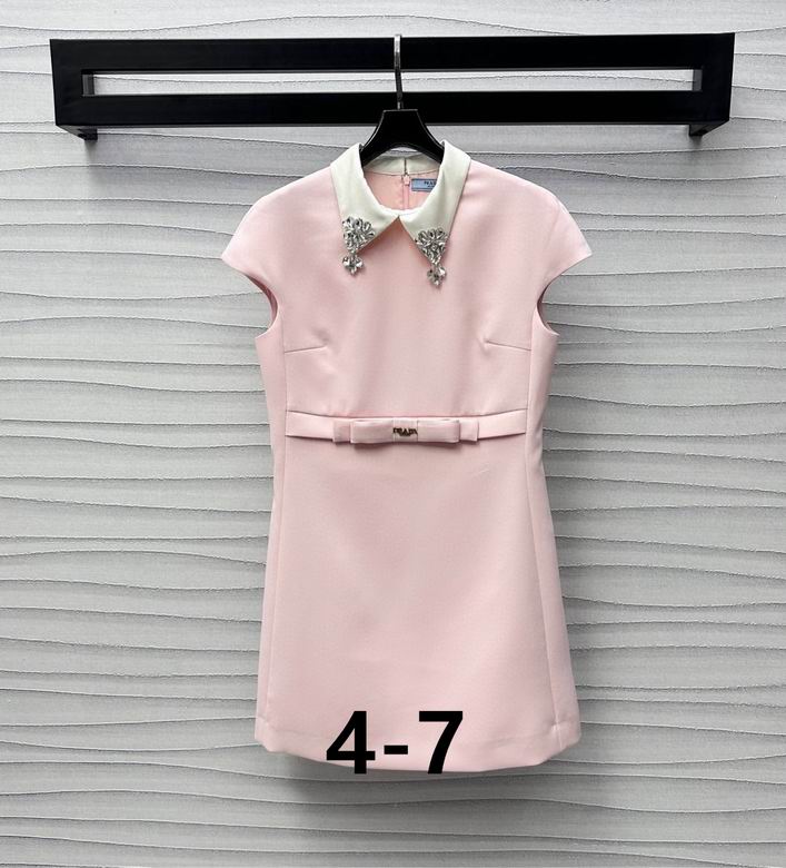 Prada Black Mini Dress with Peter Pan Collar