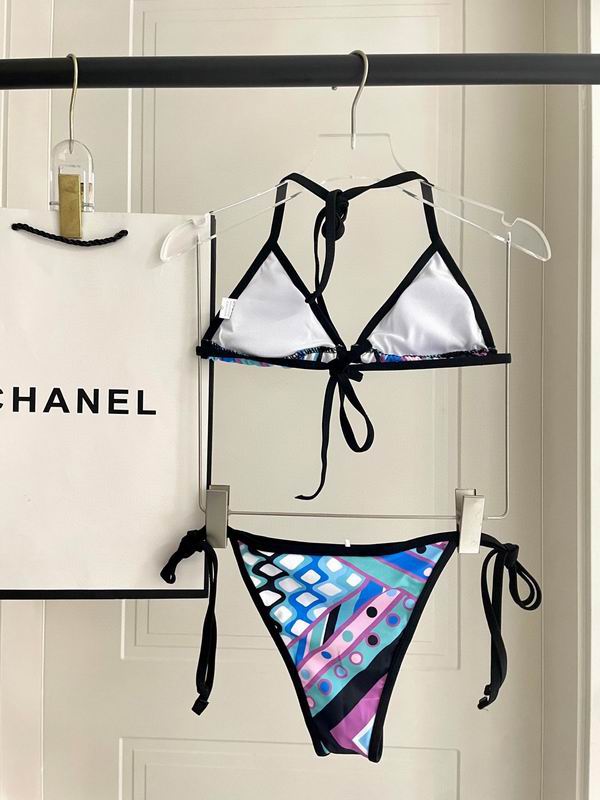 PUCCI  Women's Blue Vivara two-piece swimsuit