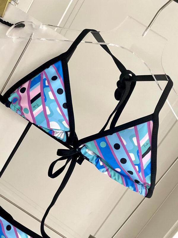 PUCCI  Women's Blue Vivara two-piece swimsuit