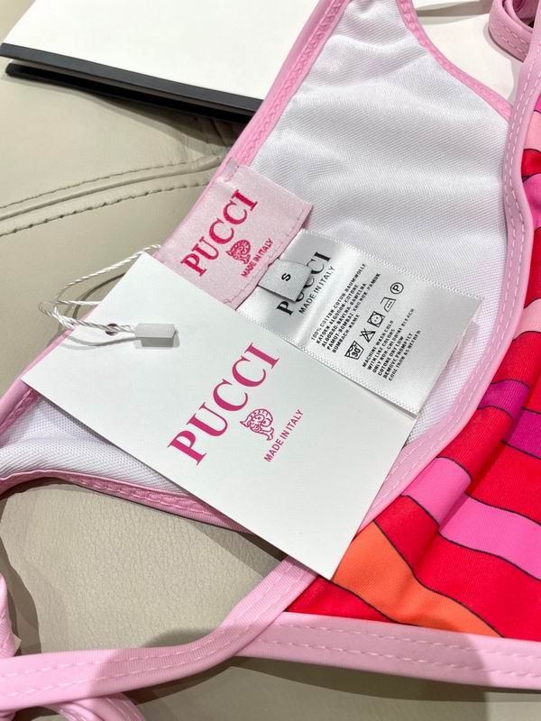 PUCCI Marmo printed two-piece swimsuit