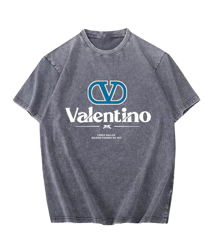 Valentino washed-effect cotton T-shirt