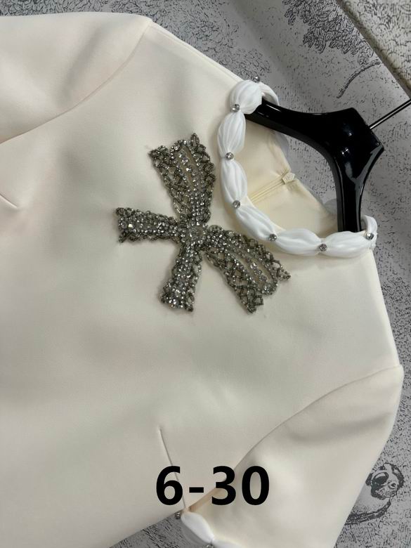 Valentino Wool-Silk Bow-Embellished Mini Dress