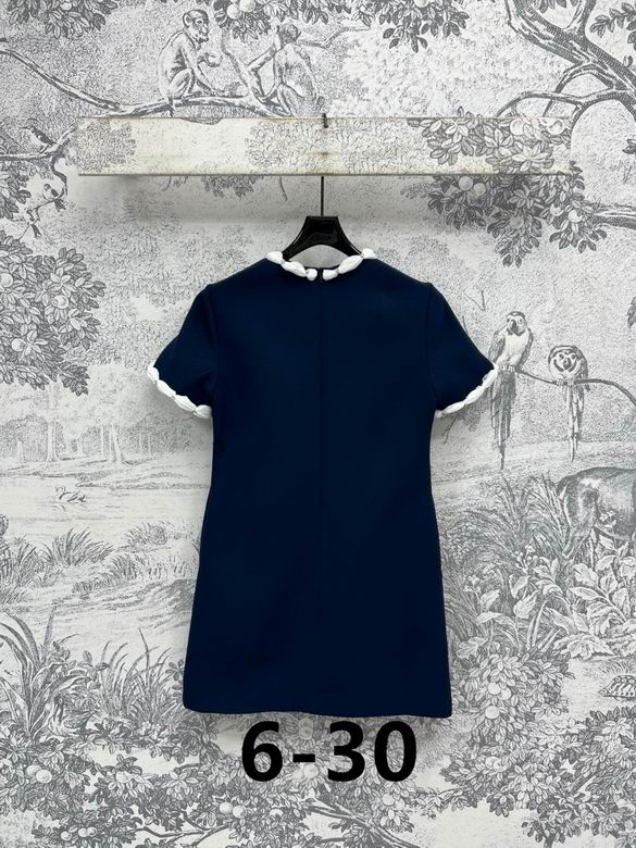 Valentino Wool-Silk Bow-Embellished Mini Dress