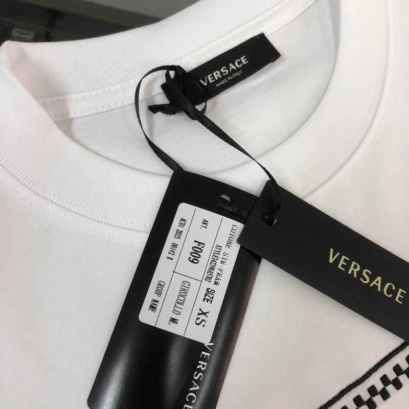 Versace 90s Logo Embroidered T-shirt