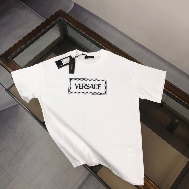 Versace 90s Logo Embroidered T-shirt