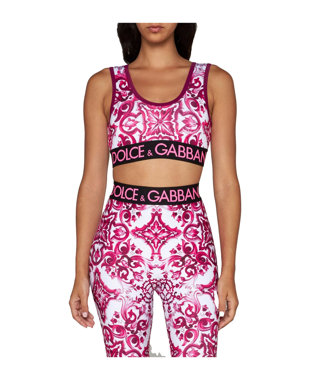 Dolce & Gabbana print leggings set
