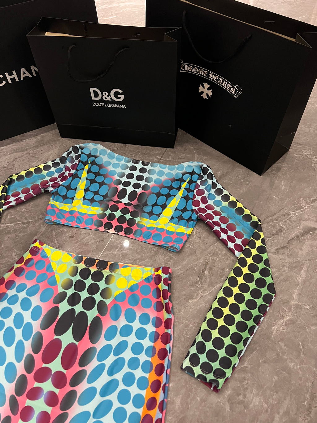 Jean Paul Gaultier Printed Dots Set