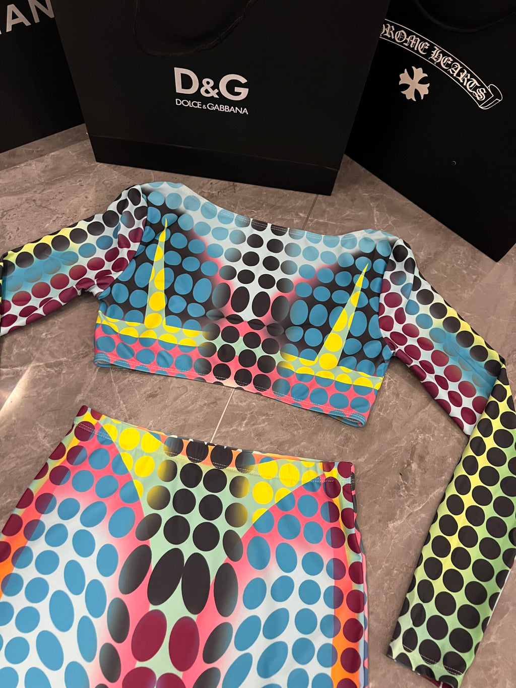 Jean Paul Gaultier Printed Dots Set