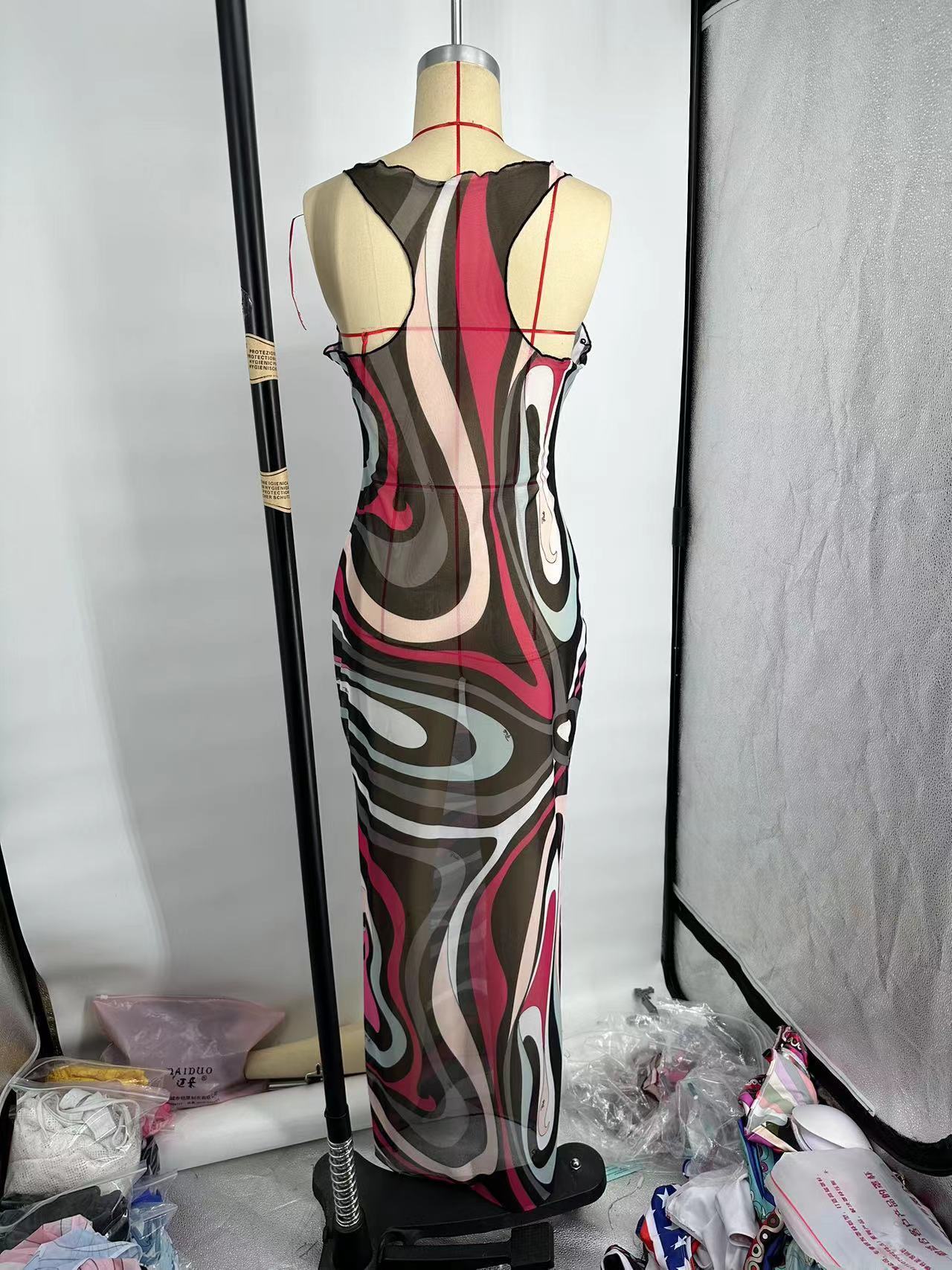 Pucci Marmo Tulle Dress