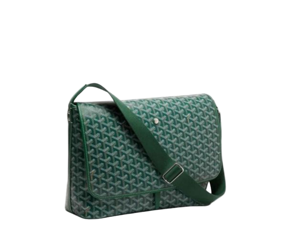 Goyard Messenger Green crossbody bag