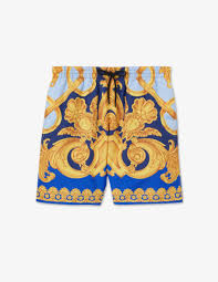 Versace Long swim shorts
